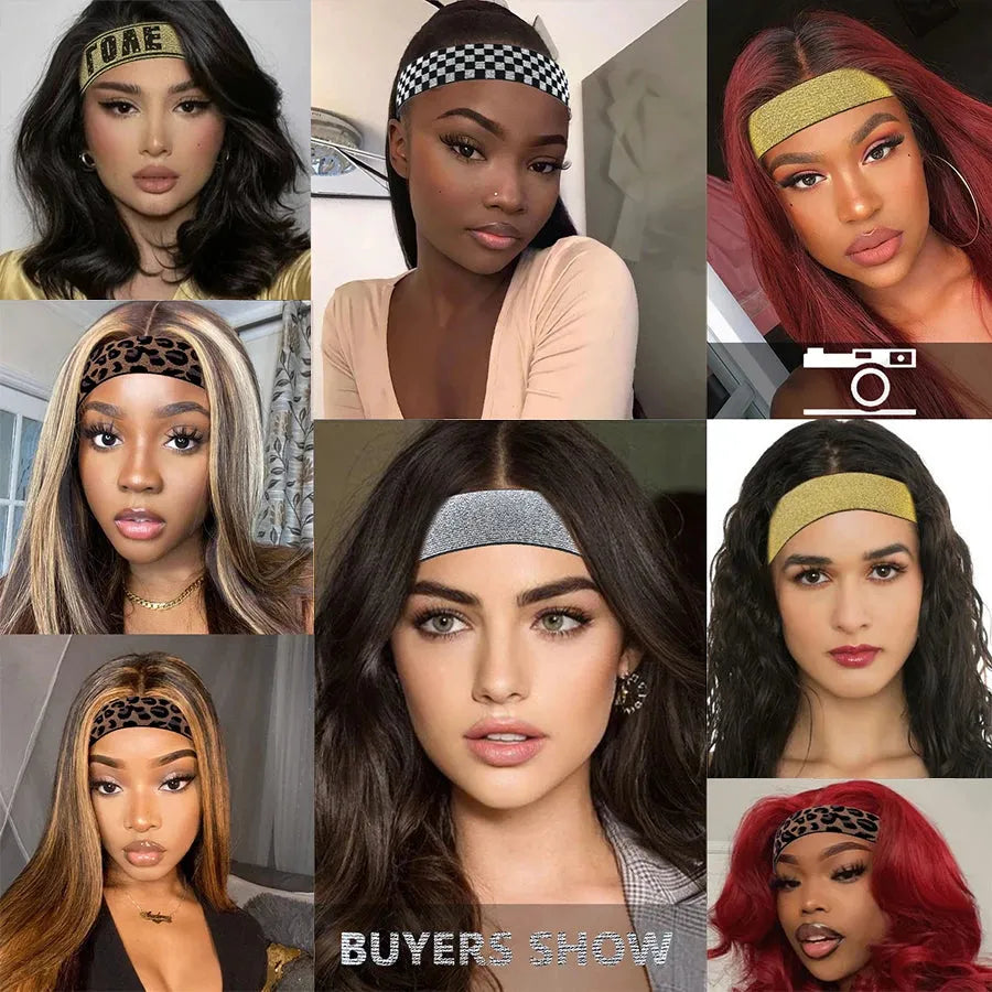 Wig Accessories Headband For Wig Elastic Band For Wigs Edges Hair Wrap Wig Grip Headband Hair Band Wig Edge Melt Band Stretching