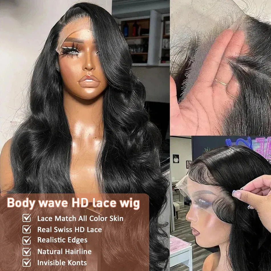 Long Body Wave Lace Front Wig - 250 Density