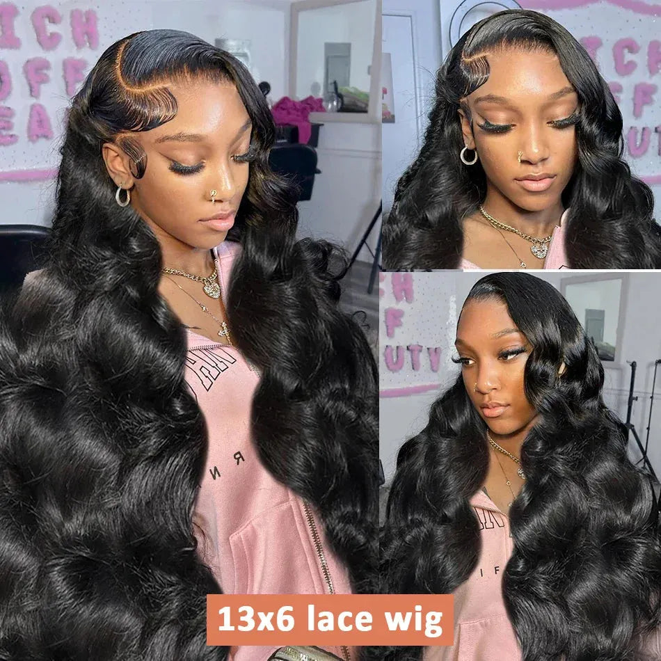 Long Body Wave Lace Front Wig - 250 Density