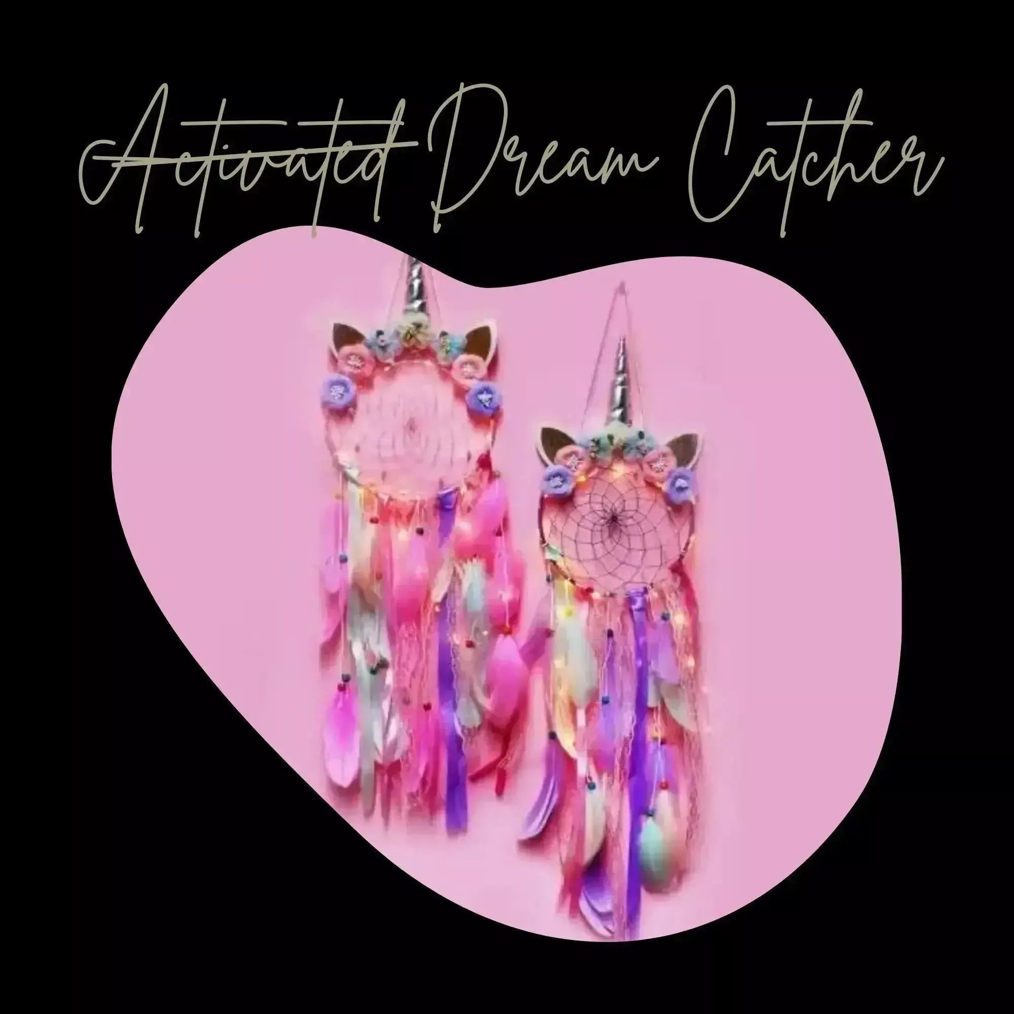 Activated Dream Catcher With LED Godiva Oya Bey