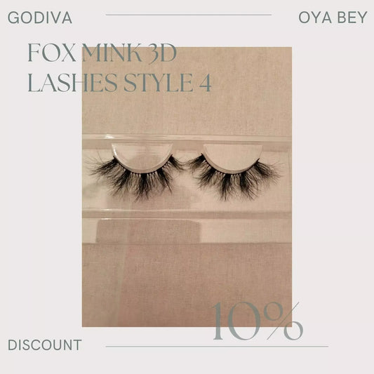 Eyelashes 3D 25mm Style 4 - Godiva Oya Bey